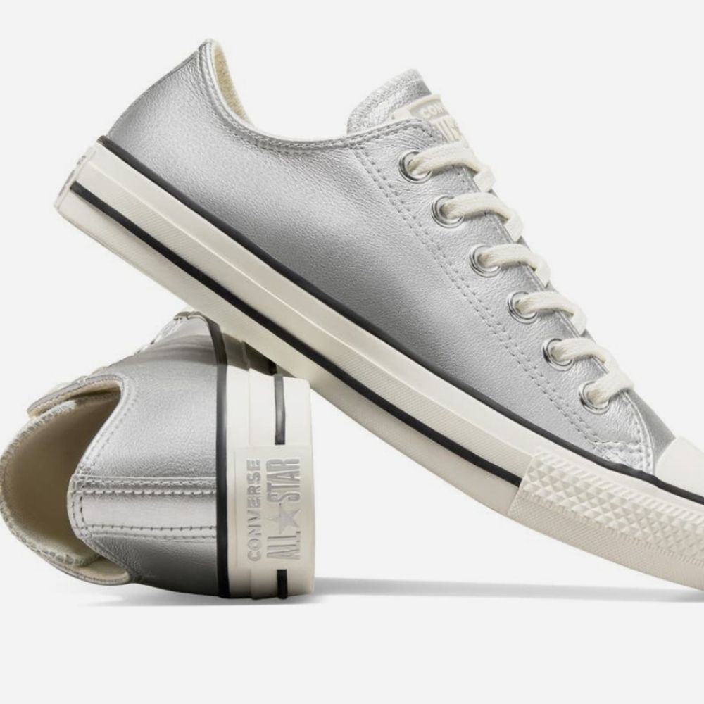 Converse‎ All Star Oxford Sneakers- Silver